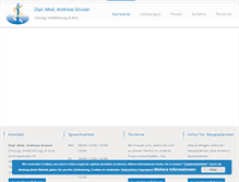 Tablet Screenshot of chirurgie-gruner.de